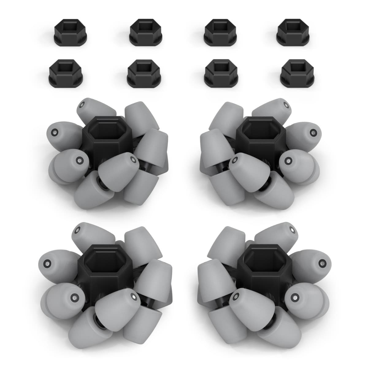 2” Mecanum Wheels v2 (4-Pack)