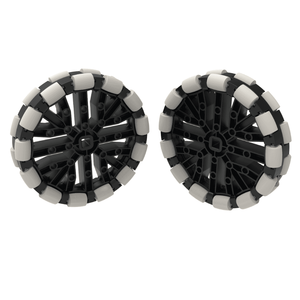 4" (320mm Travel) Omni-Directional Anti-Static Wheel (2-Pack)